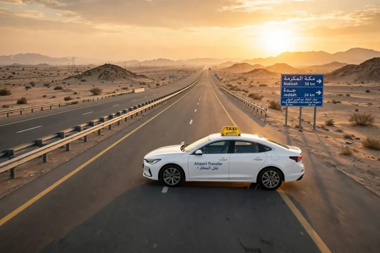 Private taxi transfer from Jeddah Airport to Makkah